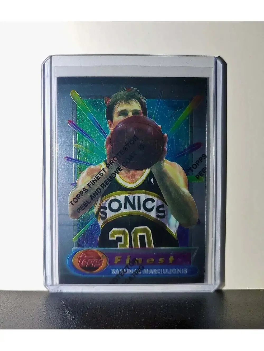 Sarunas Marciulionis 1994-95 Topps Finest #328 Card